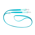 Laisse multiposition - Turquoise/Vert menthe 8kg-80kg Biothane