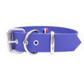 Collier biothane pour chien violet