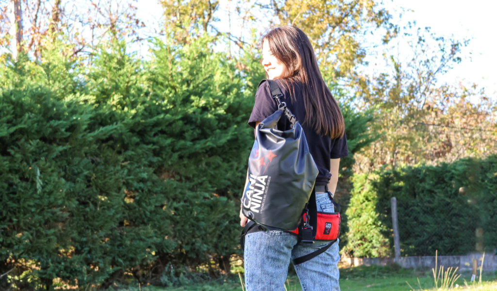 Sac étanche 15L Ceinture Baudrier Canicross