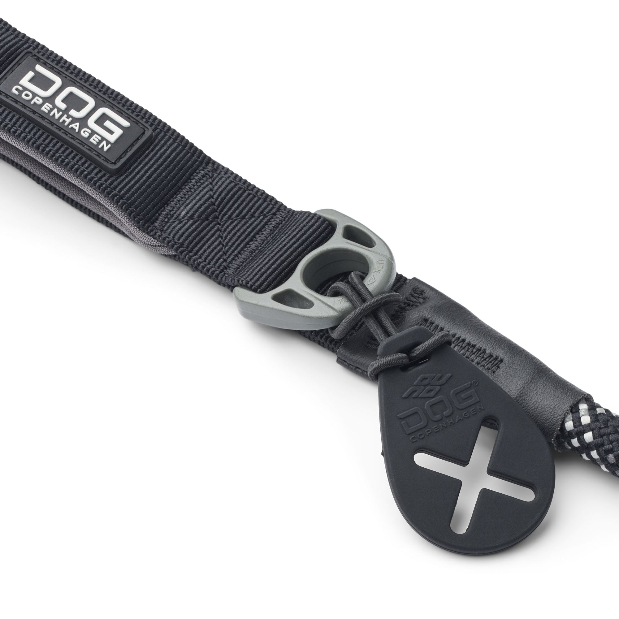 Porte sac à crottes, Laisse Corde Noire