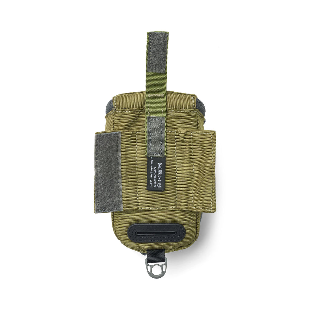 pochette de laisse verte