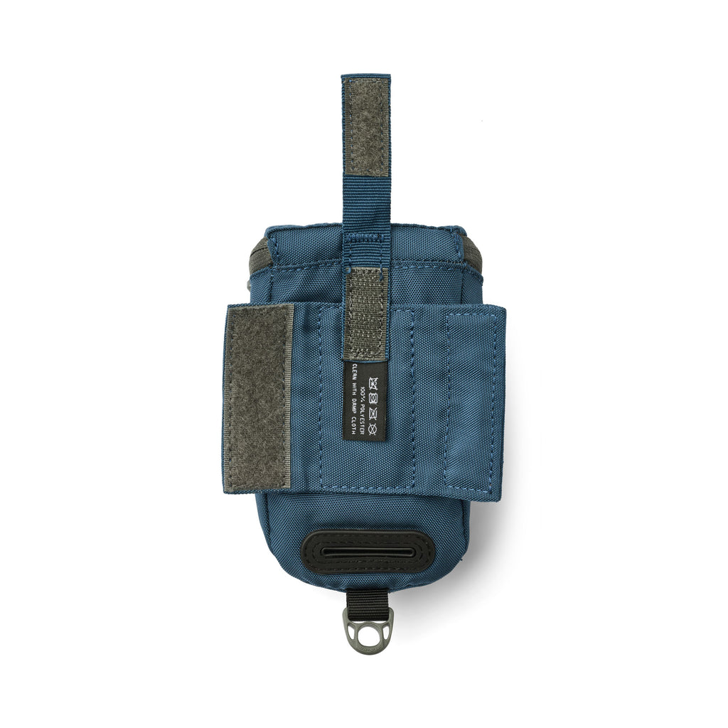 pochette de laisse bleu