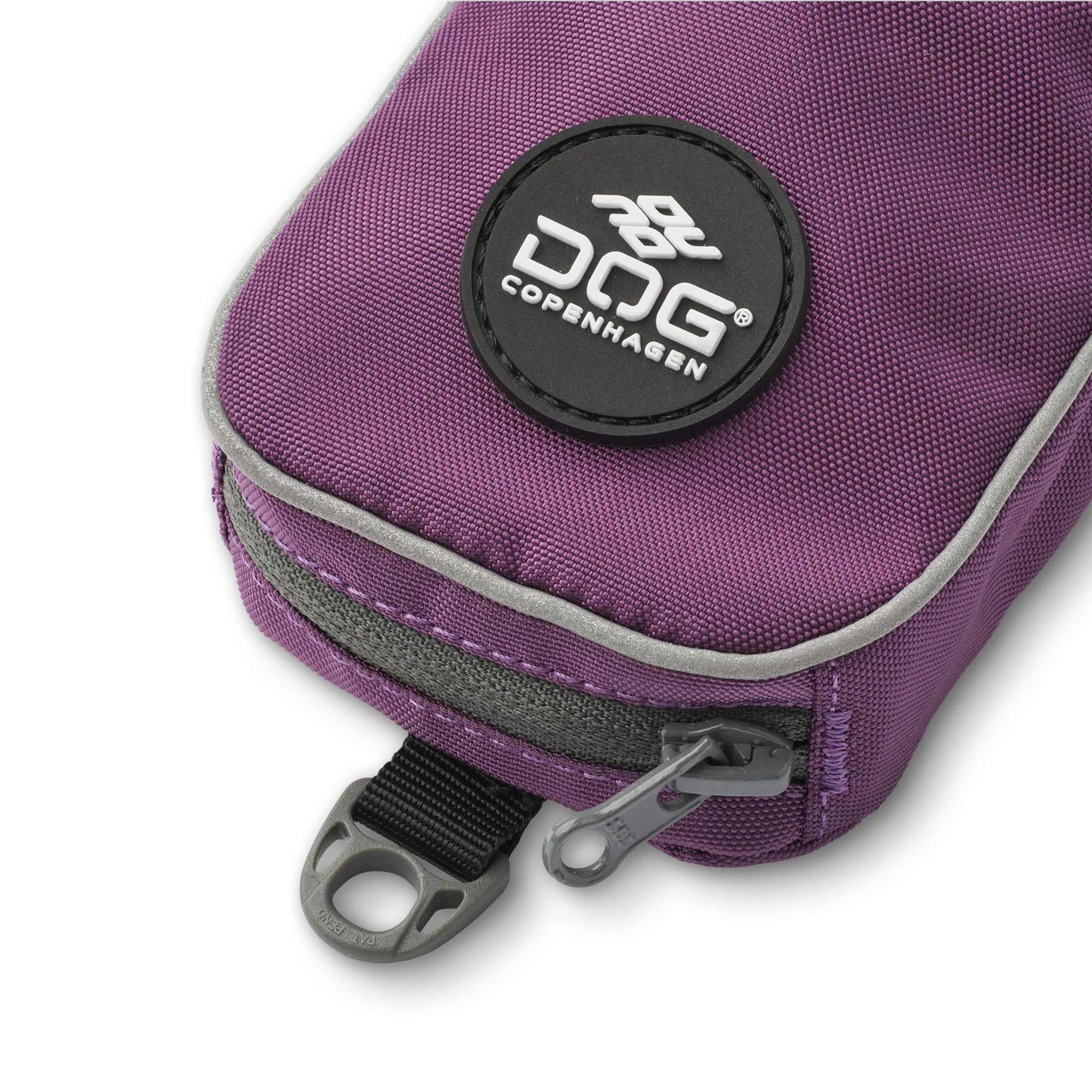 pochette de laisse violette 