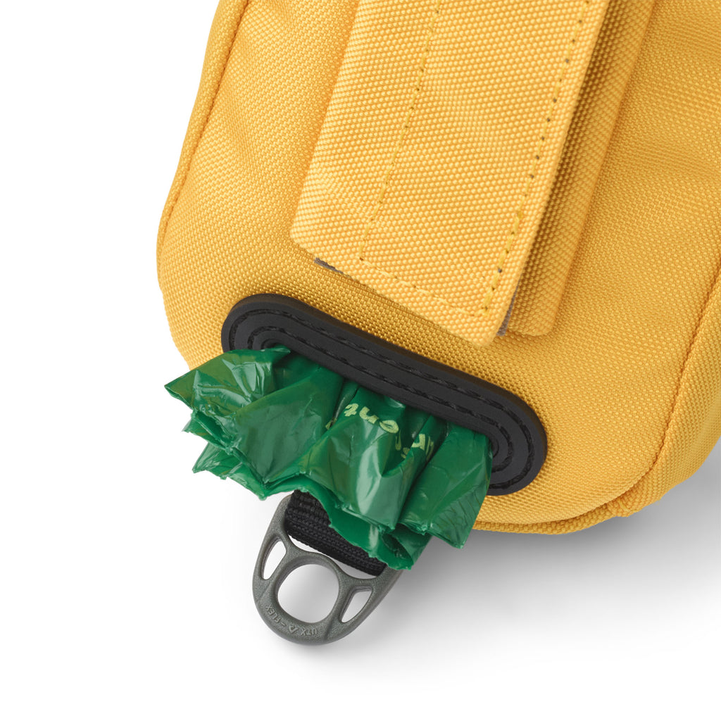 pochette de laisse jaune 