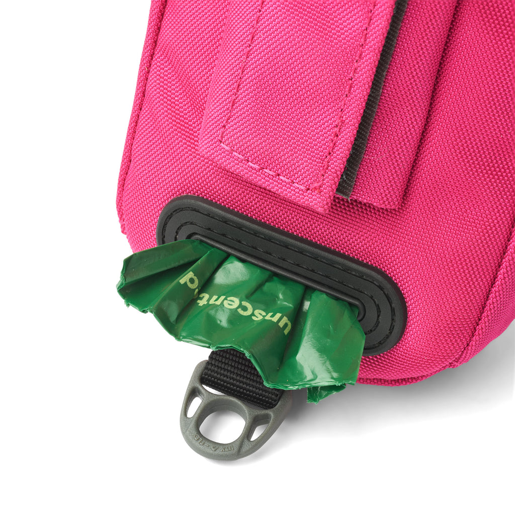 pochette de laisse rose 