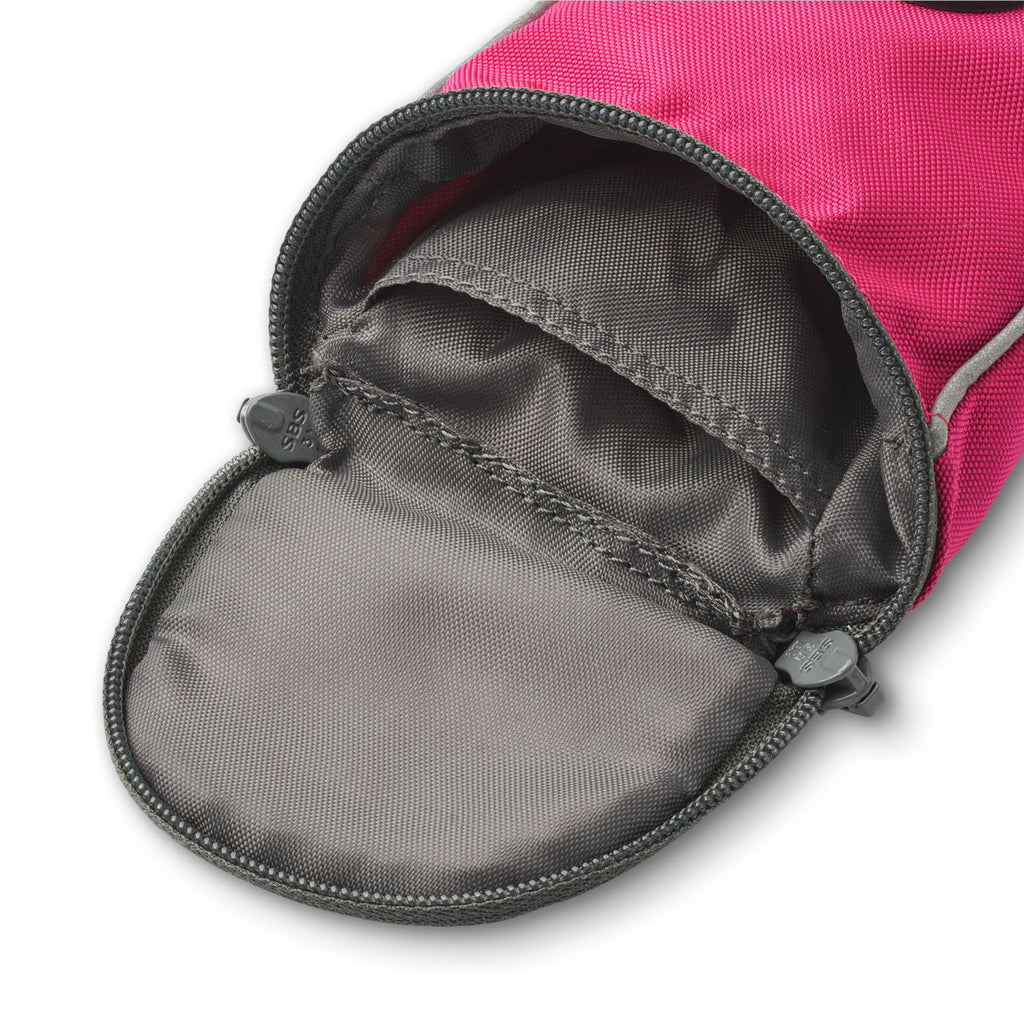 pochette de laisse rose