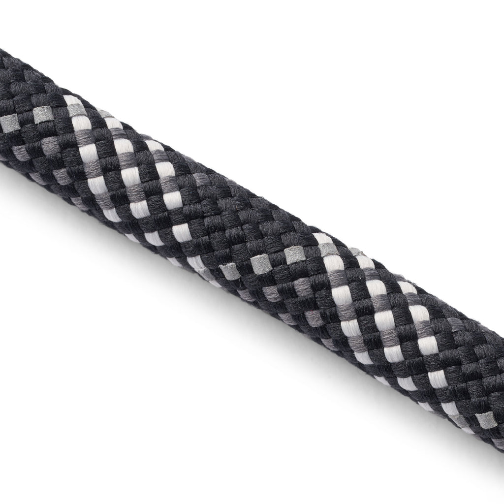 laisse noir et blanche pour chien