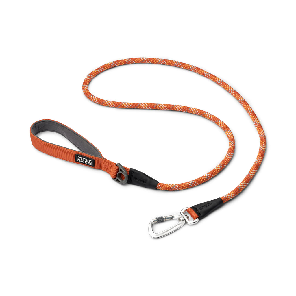laisse orange corde