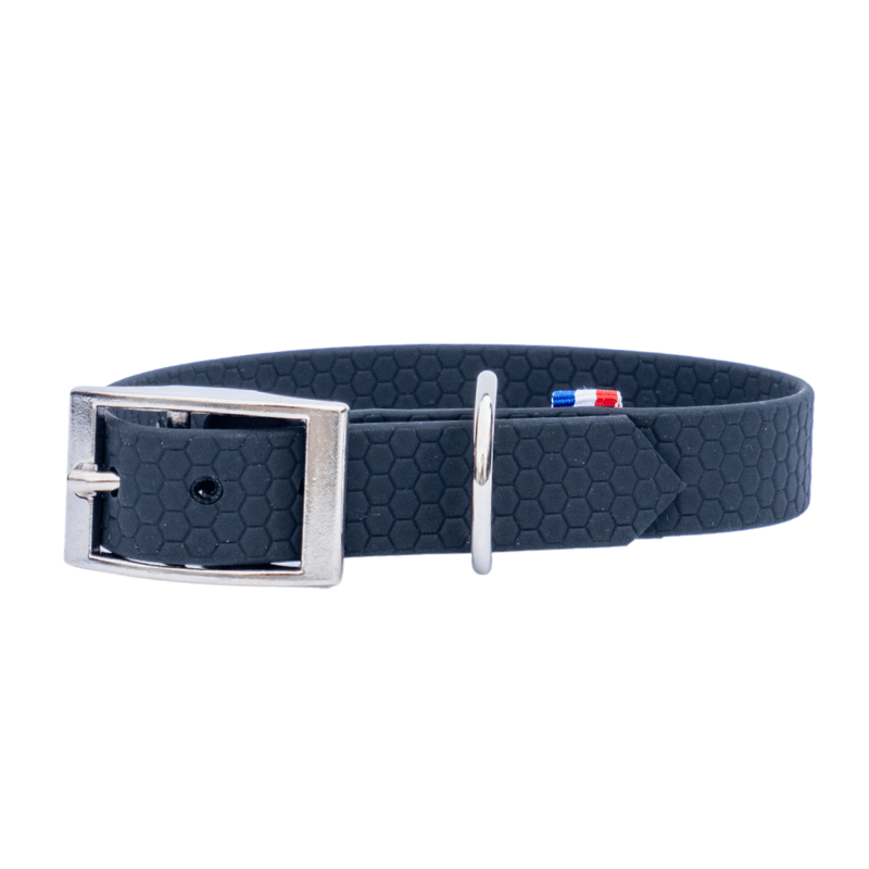 collier hexa chien noir