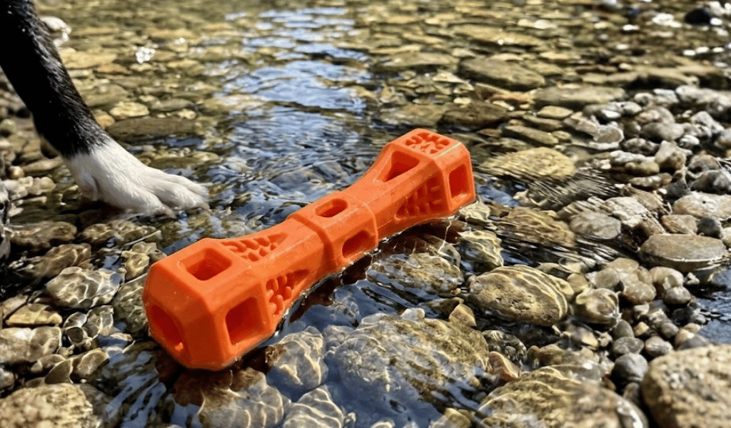 jouet orange pour chien, jouet orange pour chiot