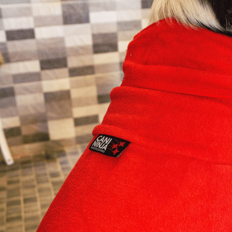 Peignoir pour chien, serviette pour chien, peignoir chien, peignoir grand chien, peignoir chiot