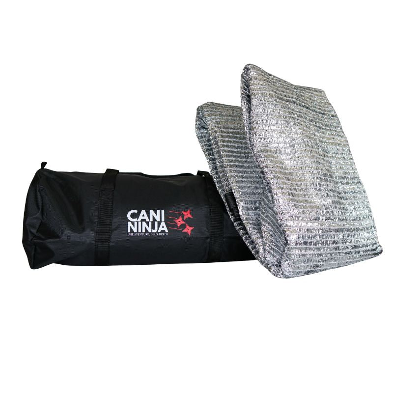 Couverture isolante anti-UV et sac de transport