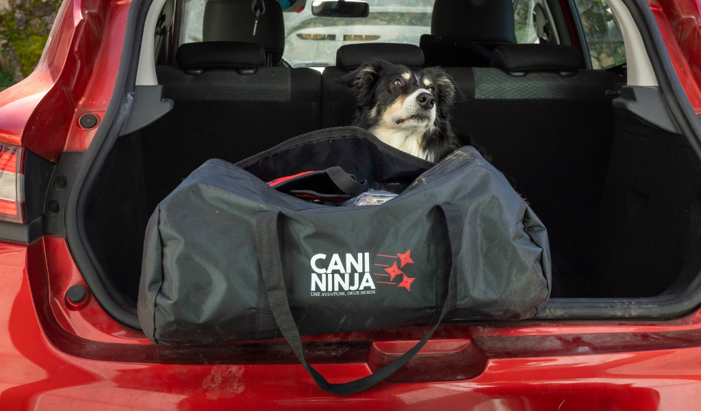 sac cani ninja chien coffre voiture 